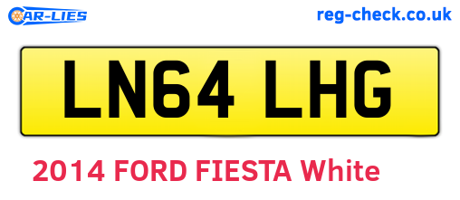 LN64LHG are the vehicle registration plates.