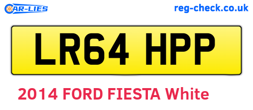 LR64HPP are the vehicle registration plates.