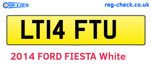 LT14FTU are the vehicle registration plates.