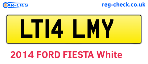 LT14LMY are the vehicle registration plates.