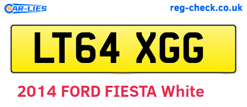 LT64XGG are the vehicle registration plates.