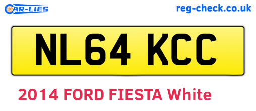 NL64KCC are the vehicle registration plates.