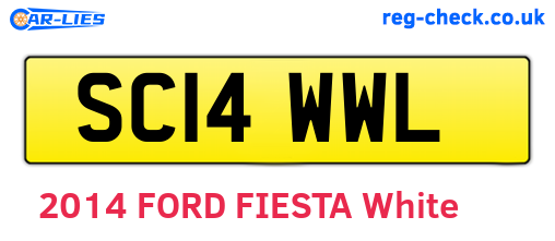 SC14WWL are the vehicle registration plates.
