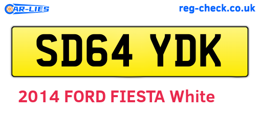 SD64YDK are the vehicle registration plates.