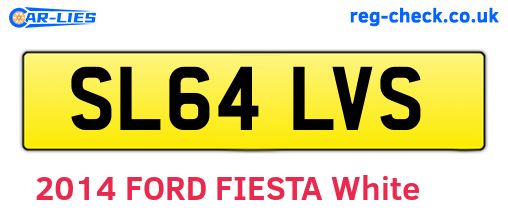 SL64LVS are the vehicle registration plates.