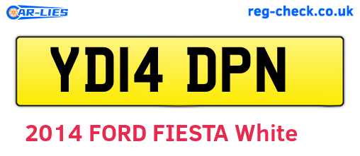 YD14DPN are the vehicle registration plates.