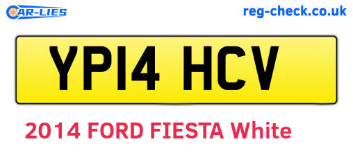 YP14HCV are the vehicle registration plates.