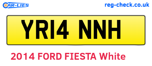 YR14NNH are the vehicle registration plates.