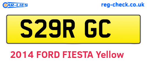 S29RGC are the vehicle registration plates.