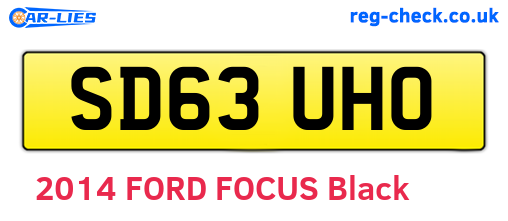 SD63UHO are the vehicle registration plates.