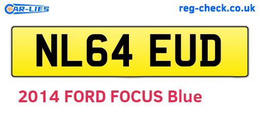 NL64EUD are the vehicle registration plates.