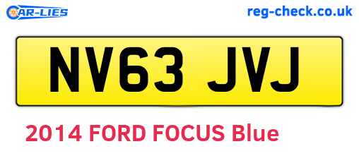 NV63JVJ are the vehicle registration plates.