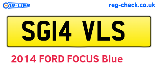 SG14VLS are the vehicle registration plates.