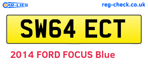 SW64ECT are the vehicle registration plates.