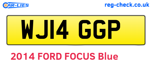 WJ14GGP are the vehicle registration plates.