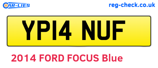 YP14NUF are the vehicle registration plates.