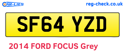 SF64YZD are the vehicle registration plates.