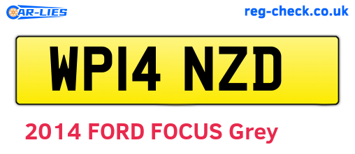 WP14NZD are the vehicle registration plates.
