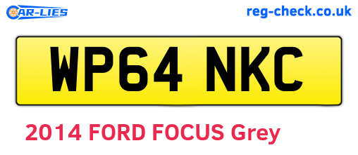 WP64NKC are the vehicle registration plates.