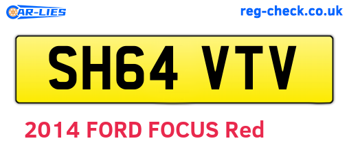 SH64VTV are the vehicle registration plates.