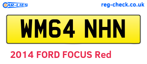 WM64NHN are the vehicle registration plates.