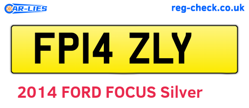 FP14ZLY are the vehicle registration plates.