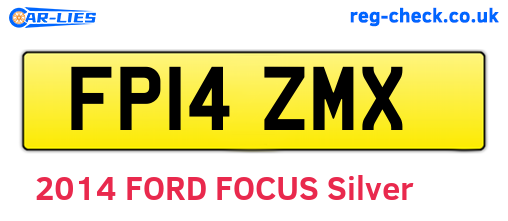 FP14ZMX are the vehicle registration plates.