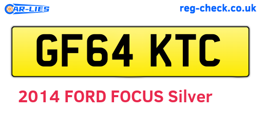 GF64KTC are the vehicle registration plates.