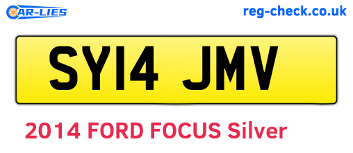 SY14JMV are the vehicle registration plates.
