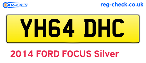 YH64DHC are the vehicle registration plates.
