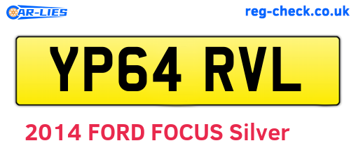 YP64RVL are the vehicle registration plates.