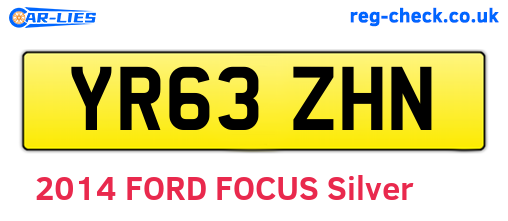 YR63ZHN are the vehicle registration plates.