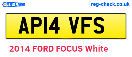 AP14VFS are the vehicle registration plates.