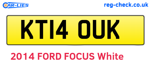 KT14OUK are the vehicle registration plates.