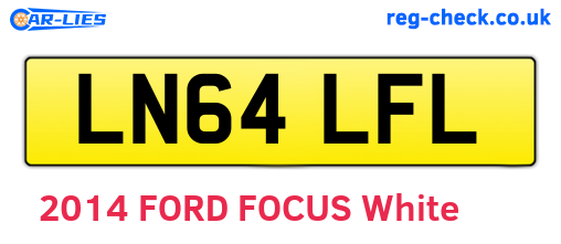 LN64LFL are the vehicle registration plates.