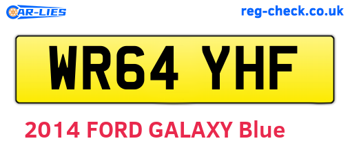 WR64YHF are the vehicle registration plates.