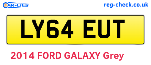 LY64EUT are the vehicle registration plates.