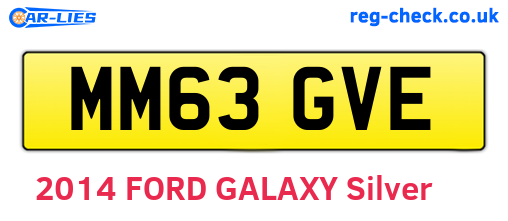 MM63GVE are the vehicle registration plates.