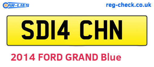 SD14CHN are the vehicle registration plates.