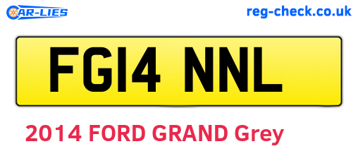 FG14NNL are the vehicle registration plates.