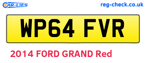 WP64FVR are the vehicle registration plates.