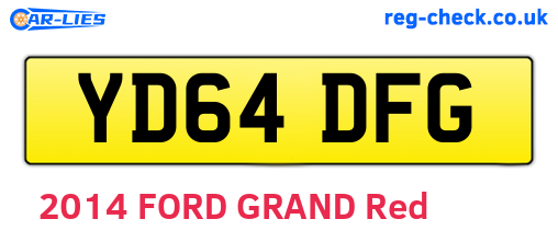 YD64DFG are the vehicle registration plates.