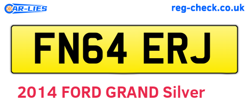 FN64ERJ are the vehicle registration plates.