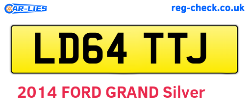 LD64TTJ are the vehicle registration plates.