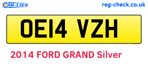 OE14VZH are the vehicle registration plates.