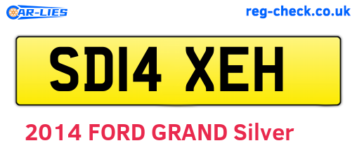 SD14XEH are the vehicle registration plates.