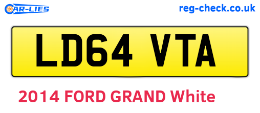 LD64VTA are the vehicle registration plates.