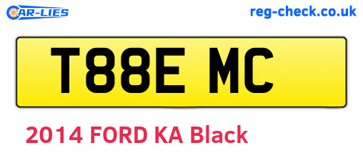T88EMC are the vehicle registration plates.