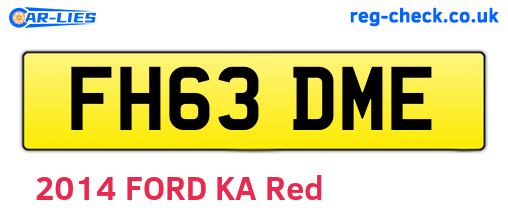 FH63DME are the vehicle registration plates.