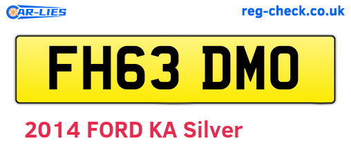 FH63DMO are the vehicle registration plates.